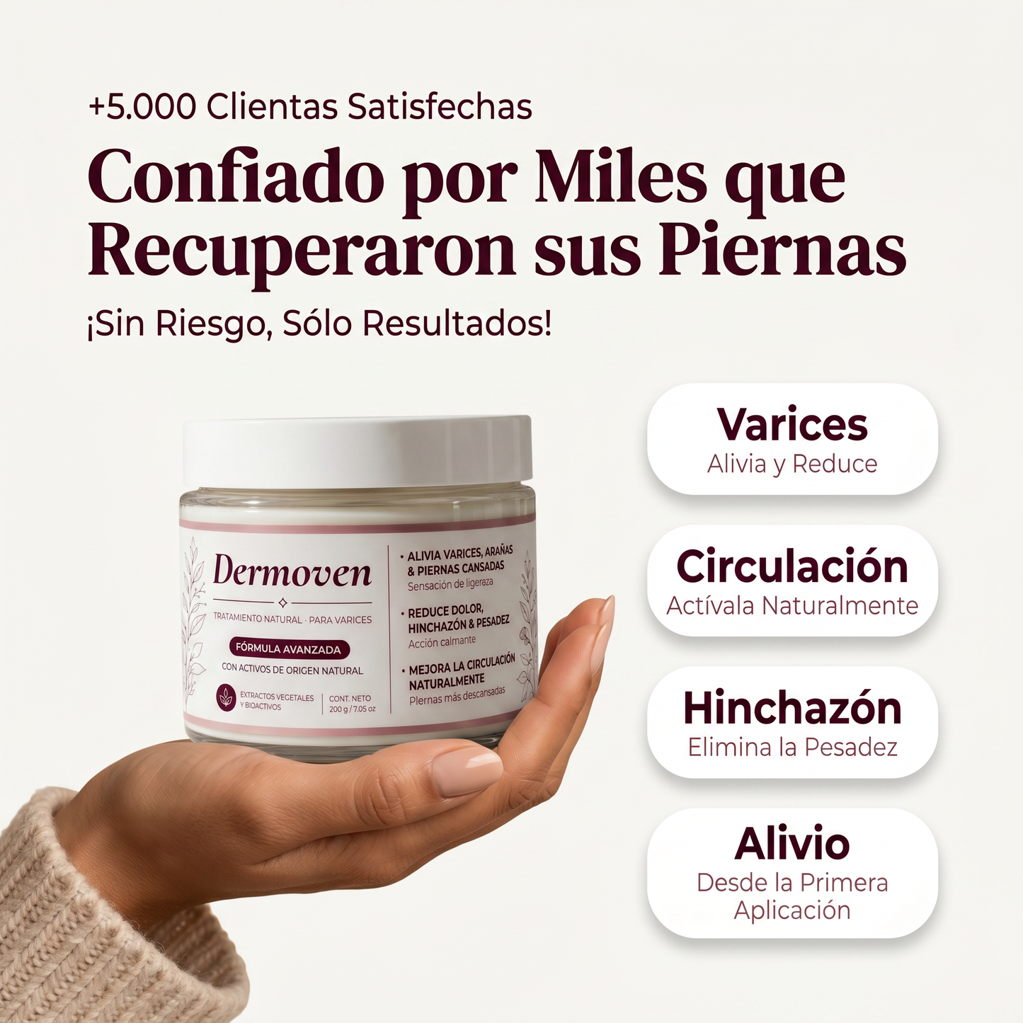 DERMOVEN® - Recuperá la circulación y el alivio en tus piernas